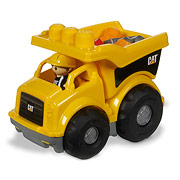 Mega Bloks Caterpillar Lil Dump Truck Vehicle
